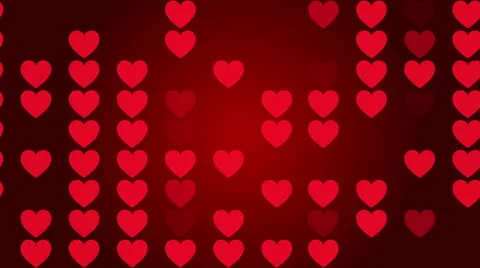 Wedding red background, abstract motion, loop Stock Footage 50377224