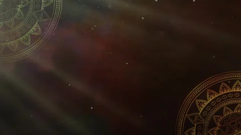 Wedding Red &amp; Gold Background Animation Border, Devotion background Stock Footage 295839373