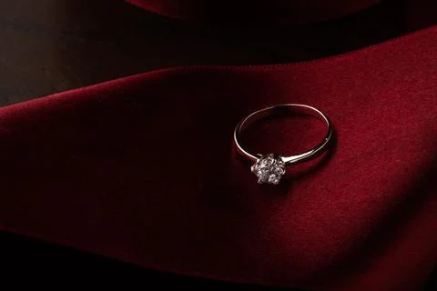 Wedding ring from above 写真素材