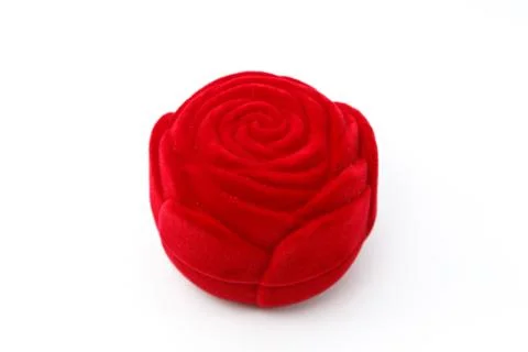 Wedding ring box Stock Photos