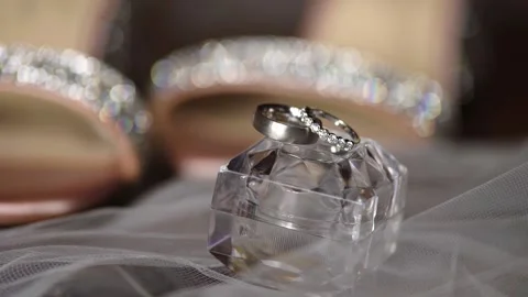 Wedding ring close up Stock Footage 191288289