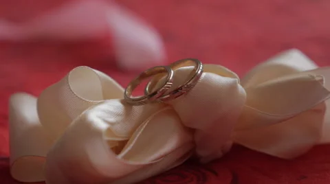 Wedding ring Stock Footage 44514615