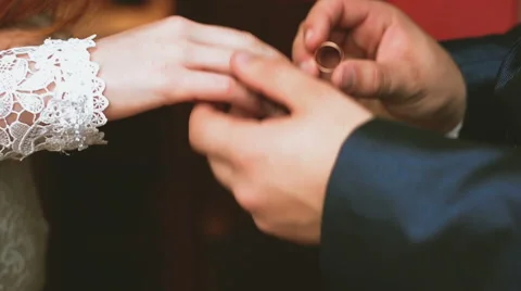 Wedding ring Stock Footage 58082509