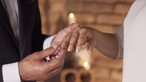 Wedding ring Stock Footage 94476246