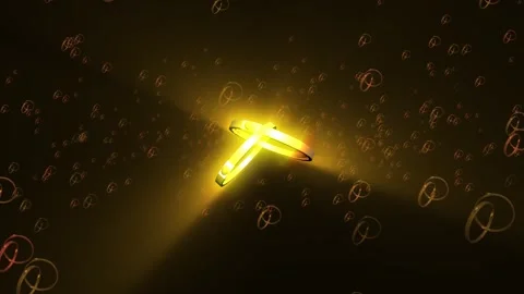 Wedding Ring Golden Background Stock Footage 271052252