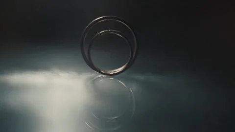 Wedding ring moving Stock Footage 274402328