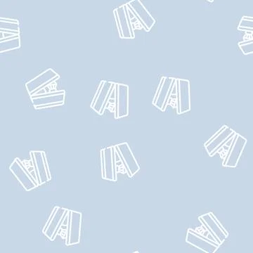 Wedding ring package line vector seamless pattern 스톡 일러스트