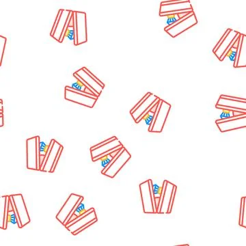 Wedding ring package vector seamless pattern Stock Illustration