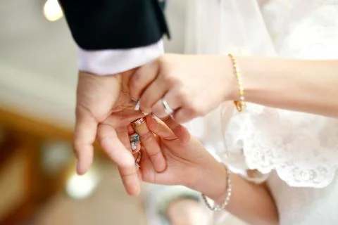 Wedding ring Stock Photos