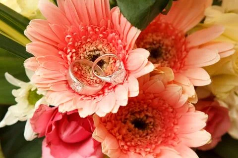 Wedding ring Foto stock