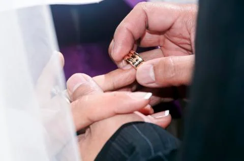 Wedding ring Stock Photos