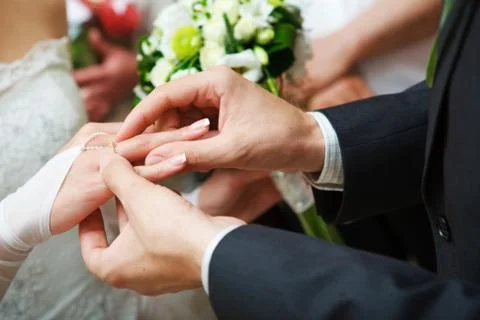 Wedding ring Stock Photos