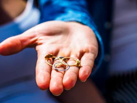 Wedding ring. Stock Photos