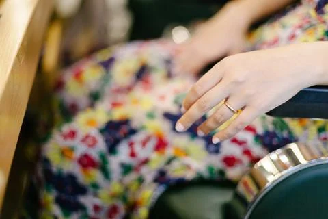 Wedding ring. Stock Photos