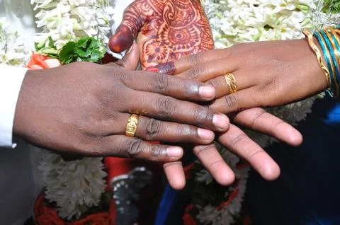 The wedding ring Stock Photos