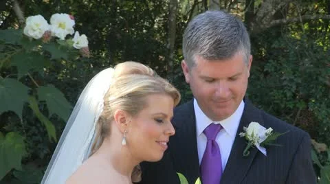 Wedding Ring Pose Stock Footage 12711024