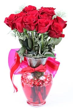 Wedding ring in rose, will you marry me? Stock Photos