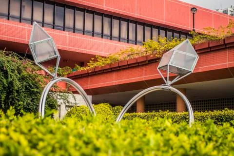 Wedding Ring Sculpture Stock Photos