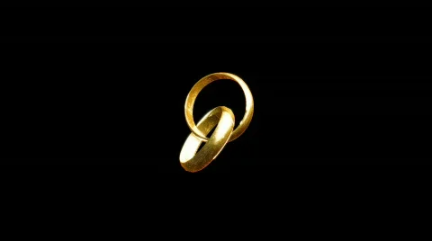 Wedding Ring Spinning 库存影片 134551