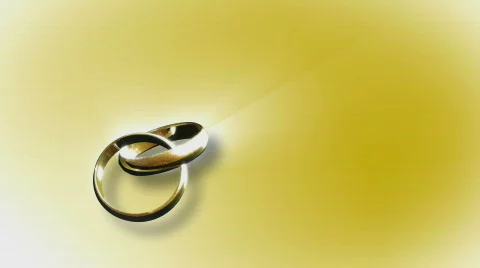Wedding Ring Spinning 库存影片 134555