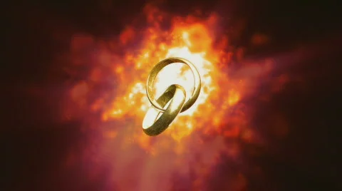 Wedding Ring Spinning 库存影片 134558