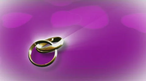Wedding Ring Spinning 库存影片 134559