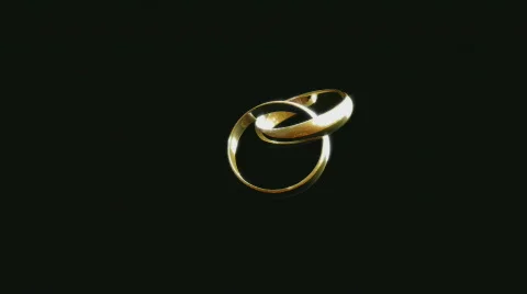 Wedding Ring Spinning 库存影片 134563