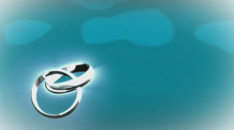 Wedding Ring Spinning 库存影片 140741