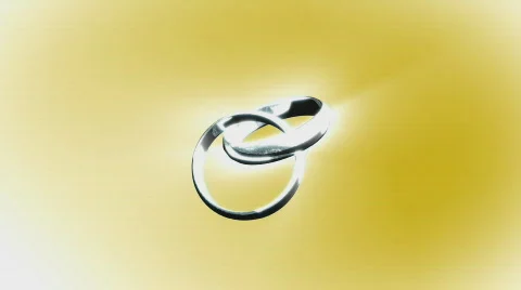 Wedding Ring Spinning 库存影片 140742