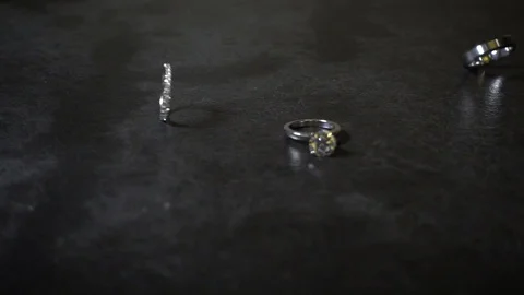 Wedding Rings 05 Stock Footage 104684300