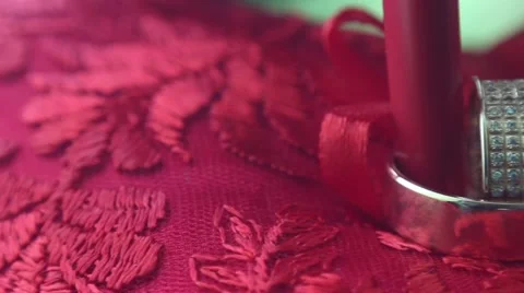 Wedding rings 2 Stock Footage 51111412