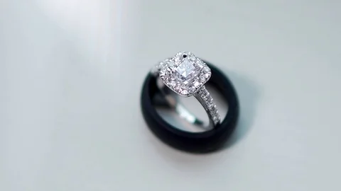 Wedding Rings 60fps Stock Footage 120422565