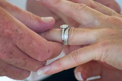 Wedding rings 7 Foto stock