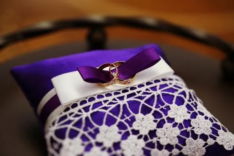Wedding rings background Foto stock