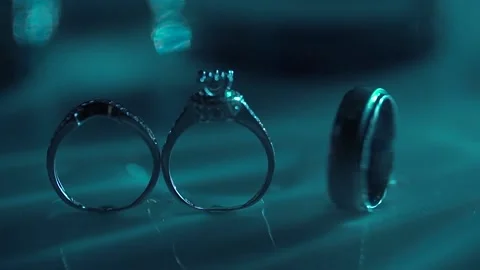 Wedding Rings clip1 Stock Footage 133479506