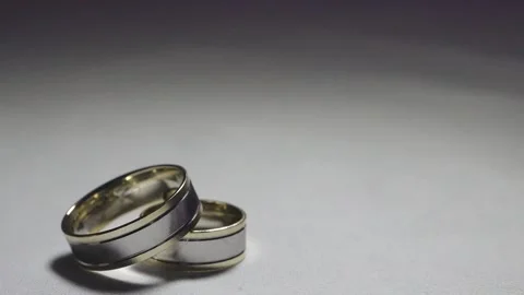 Wedding rings close up Stock Footage 145524620