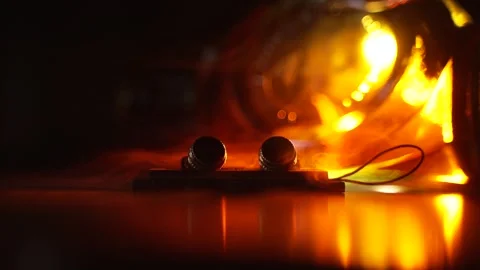Wedding rings embraced by mist, warm light, magical moment Stock Footage 255439751