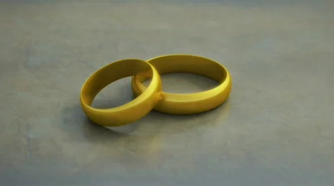 Wedding Rings Stock-Footage 373408