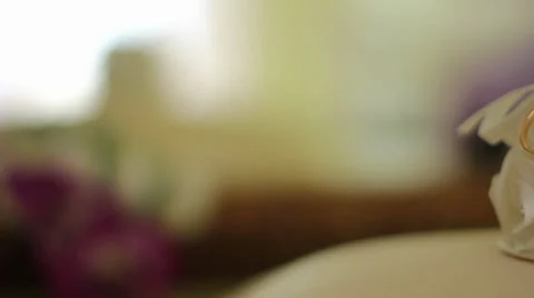 Wedding rings  Video stock 32107060