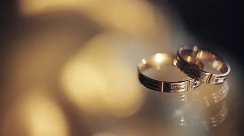 Wedding Rings Stock Footage 50635944
