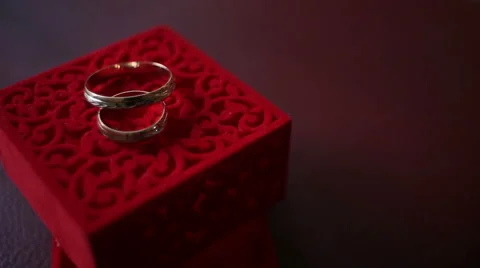 Wedding rings Stock Footage 52692002