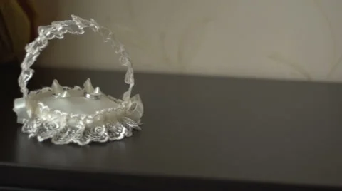 Wedding rings Stock Footage 55867326