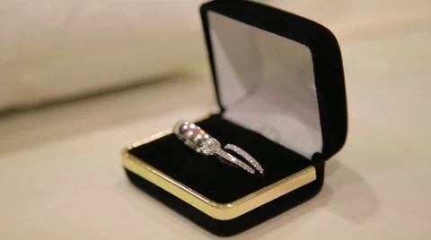Wedding Rings Stock Footage 64217551
