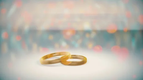 Wedding Rings Stock Footage 81426491