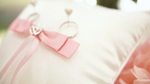Wedding rings Stock Footage 86062550