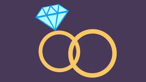 Wedding rings Stock Footage 86395038