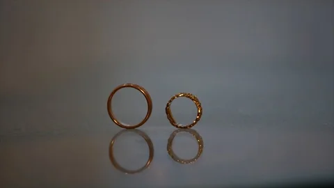 The wedding rings Stock Footage 101732435