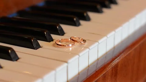 Wedding - rings Stock Footage 148092459