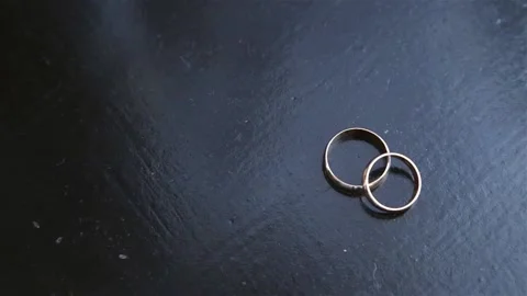 Wedding rings Stock Footage 221925340