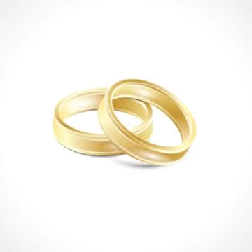 Wedding rings icon Stock Illustration